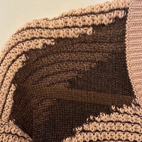 The Kooples pink metallic open knit sweater - Picture 3 of 3